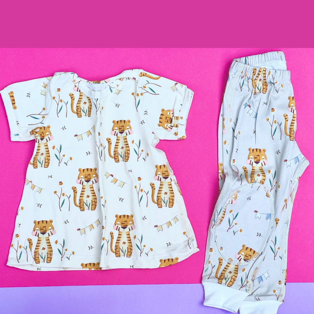 Organic Baby Tunic and Crawling Pants Set