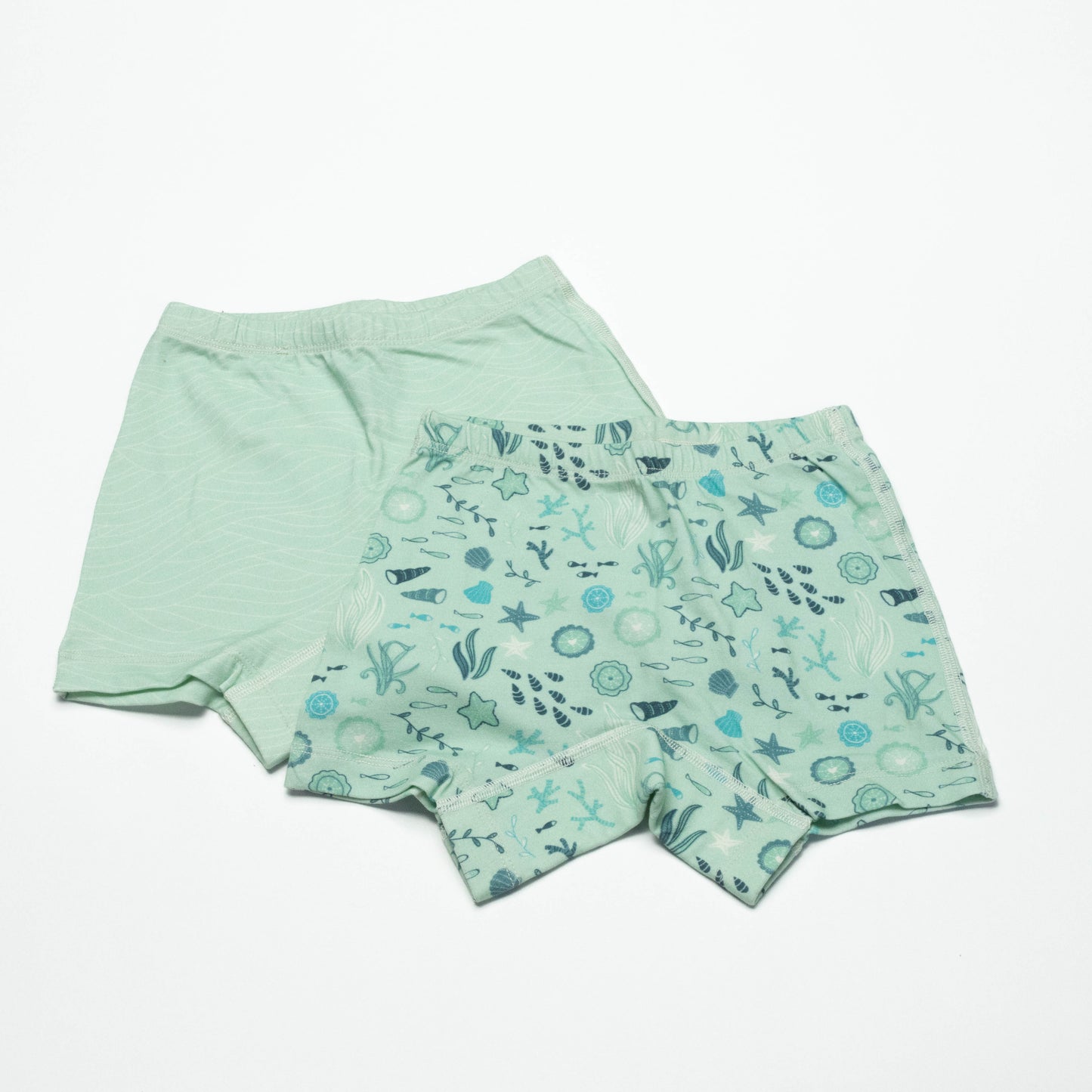Organic cotton boxer briefs for girls for sensitive skin