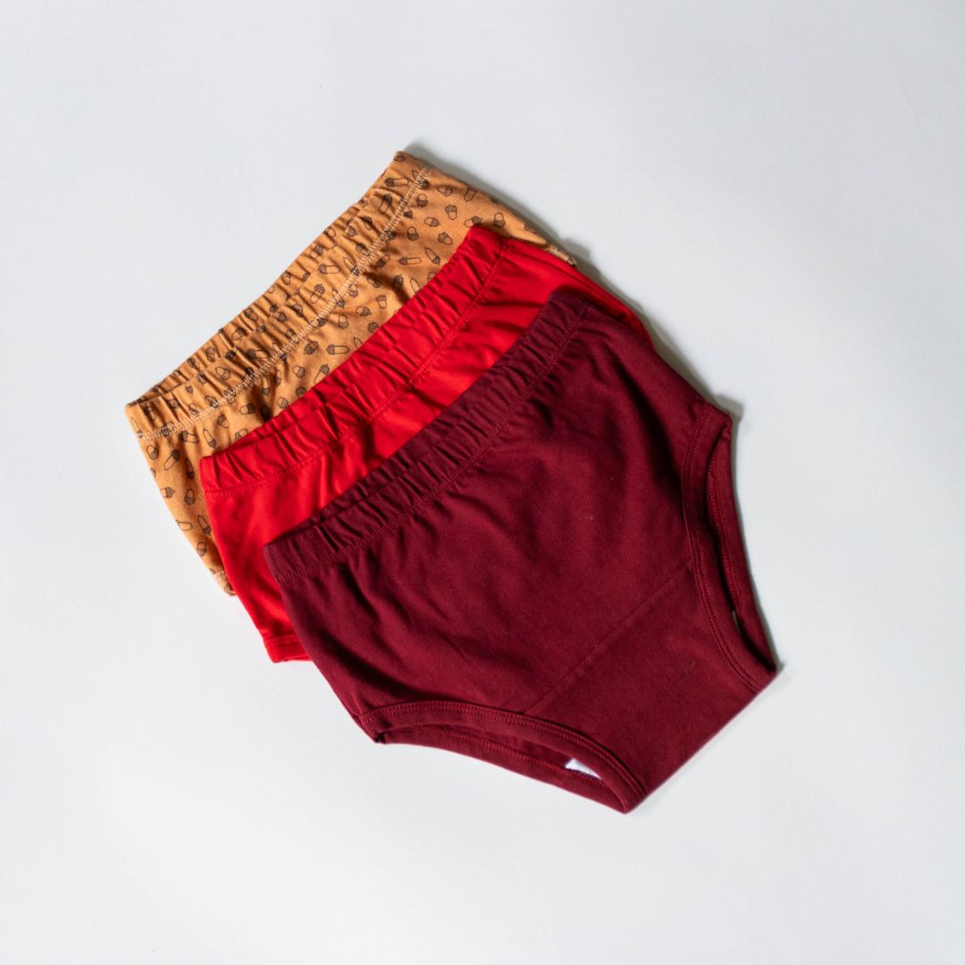 Organic Cotton Undies for Girls (Size 4)