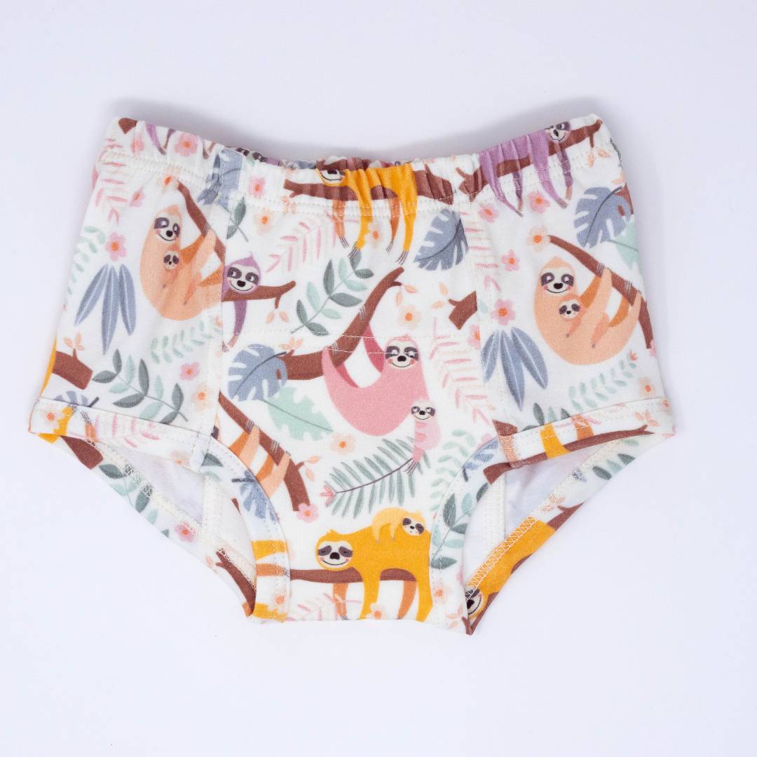Our Organic cotton Potty training underpants are soft, breathable, and designed with sensitive skin in mind. Made in the USA, they’re not only durable but also non-toxic, meeting OEKO-TEX standards, so you can be sure your toddler is safe from harmful chemicals.
