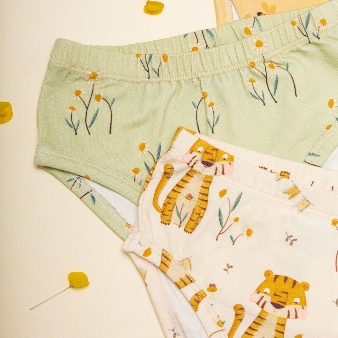 Organic Cotton Girls Undies