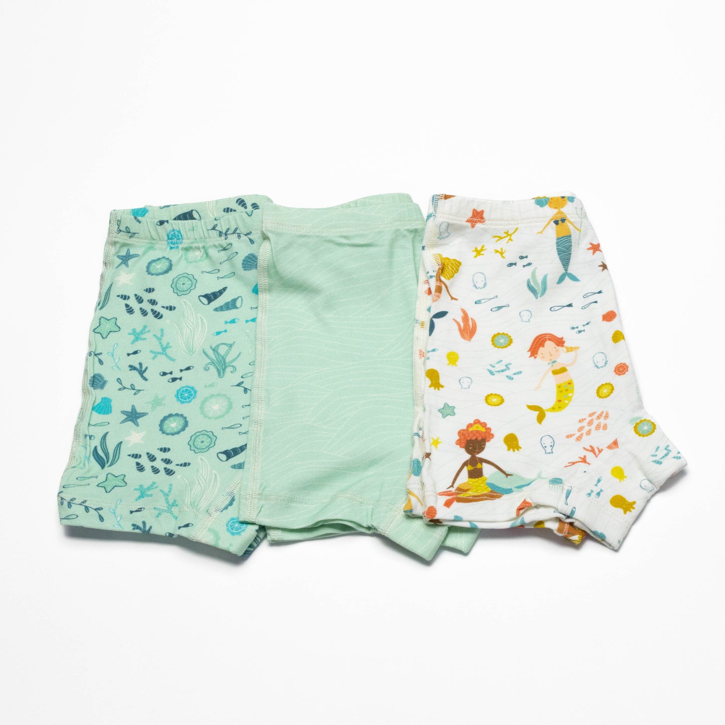 Organic cotton Mermaids Boxer Briefs for girls. Sensitive skin