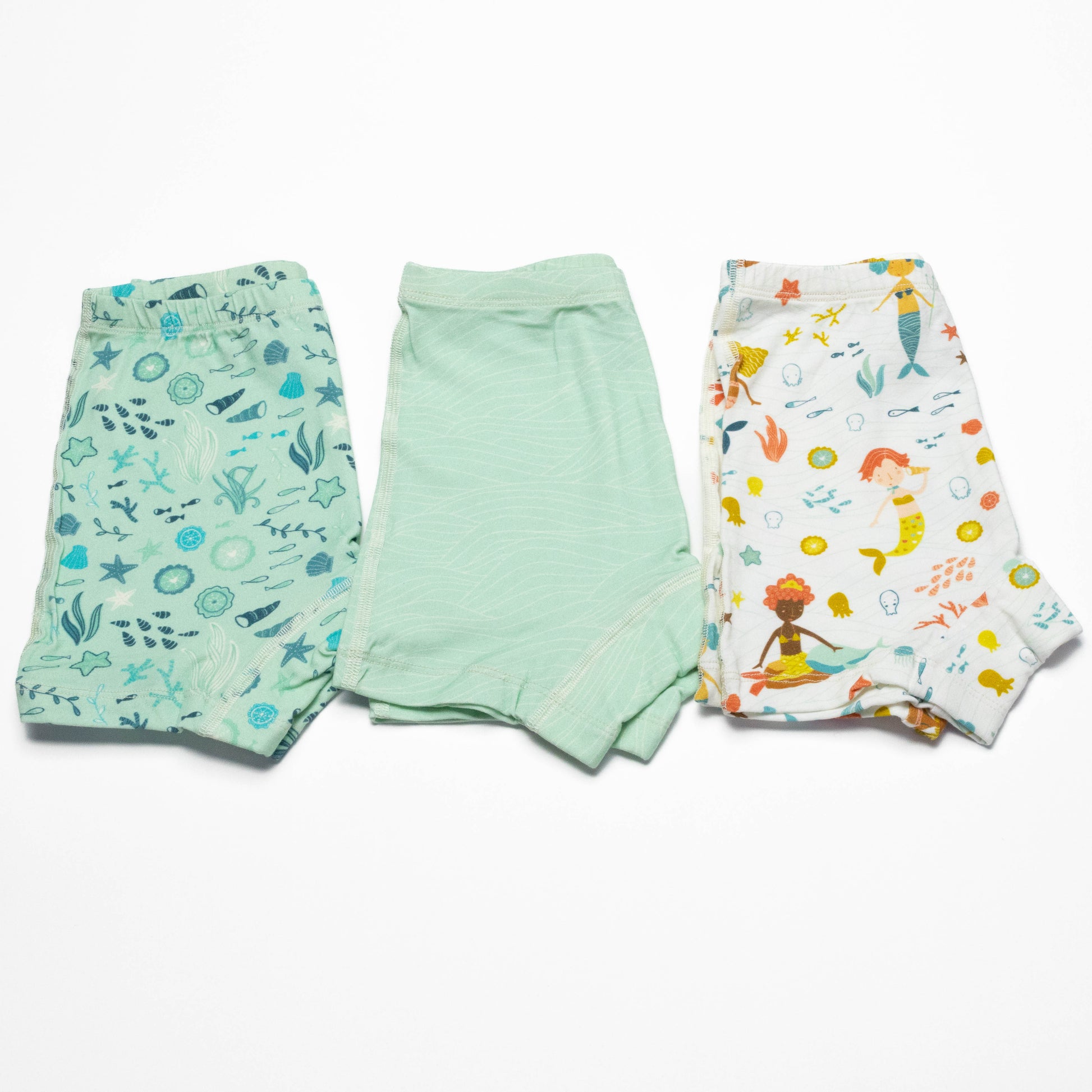 Organic cotton Mermaids Boxer Briefs for girls. Sensitive skin