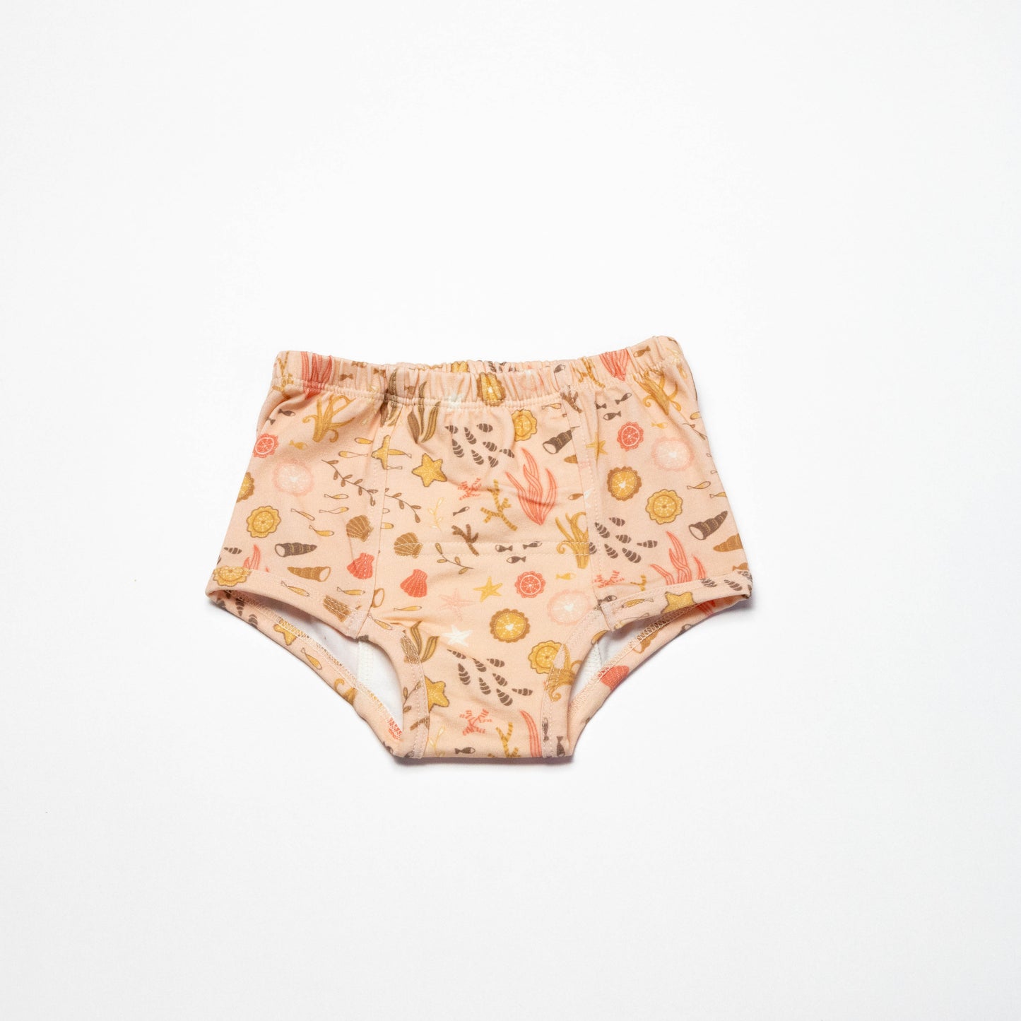 Organic potty training underwear with mermaids print