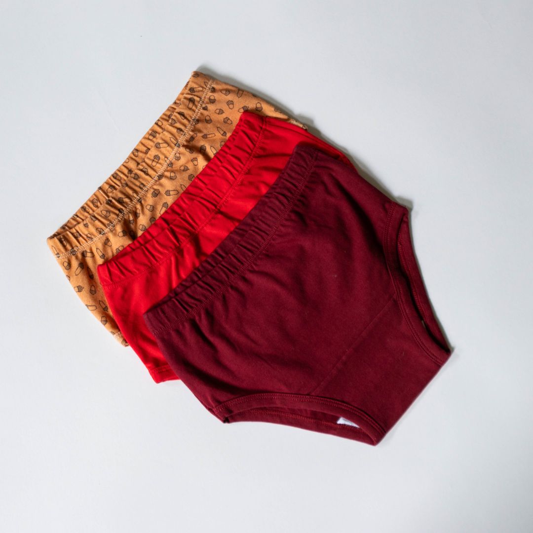 Organic Cotton Undies for Girls (Size 4)