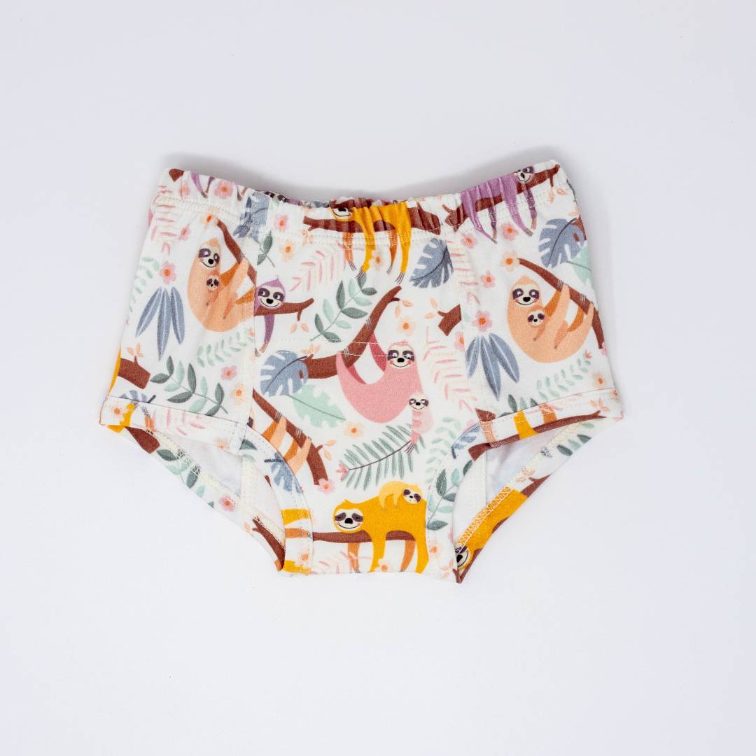 Our Organic cotton Potty training underpants are soft, breathable, and designed with sensitive skin in mind. Made in the USA, they’re not only durable but also non-toxic, meeting OEKO-TEX standards, so you can be sure your toddler is safe from harmful chemicals.