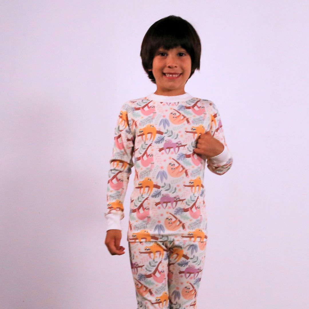 Organic Cotton Sloth Pajamas