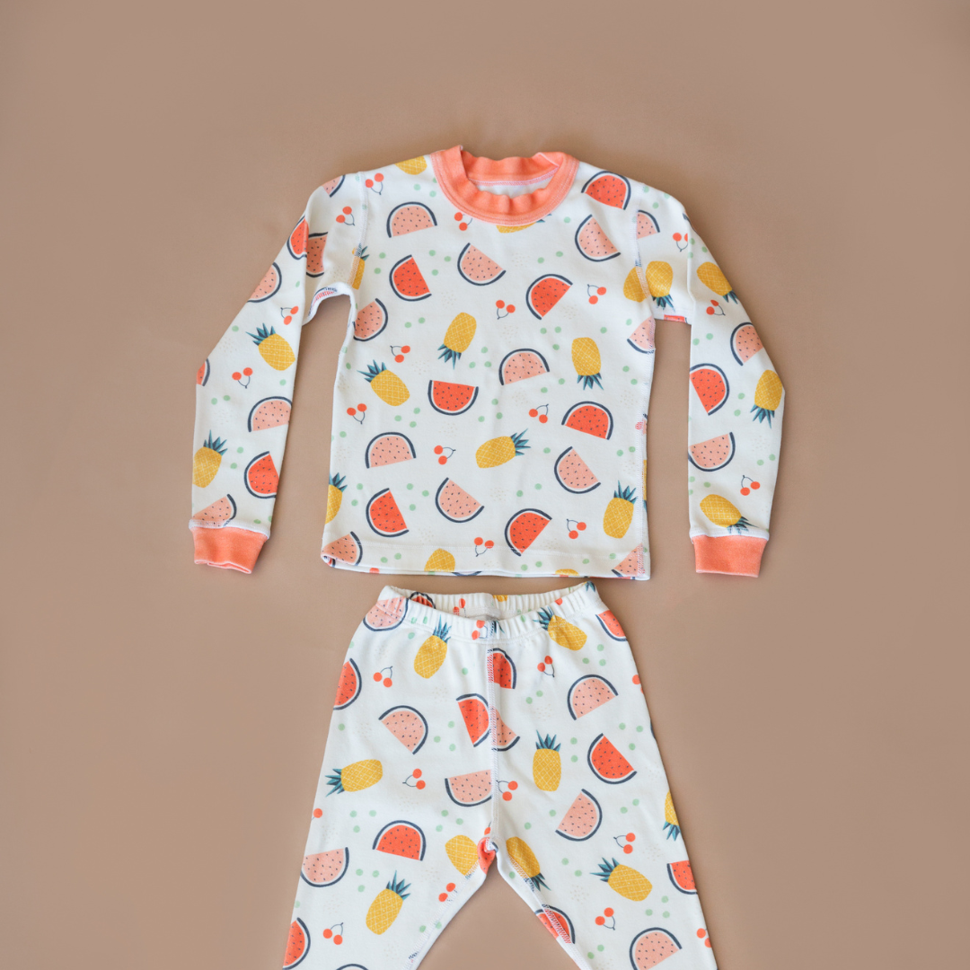 Organic cotton Pajama with fruits