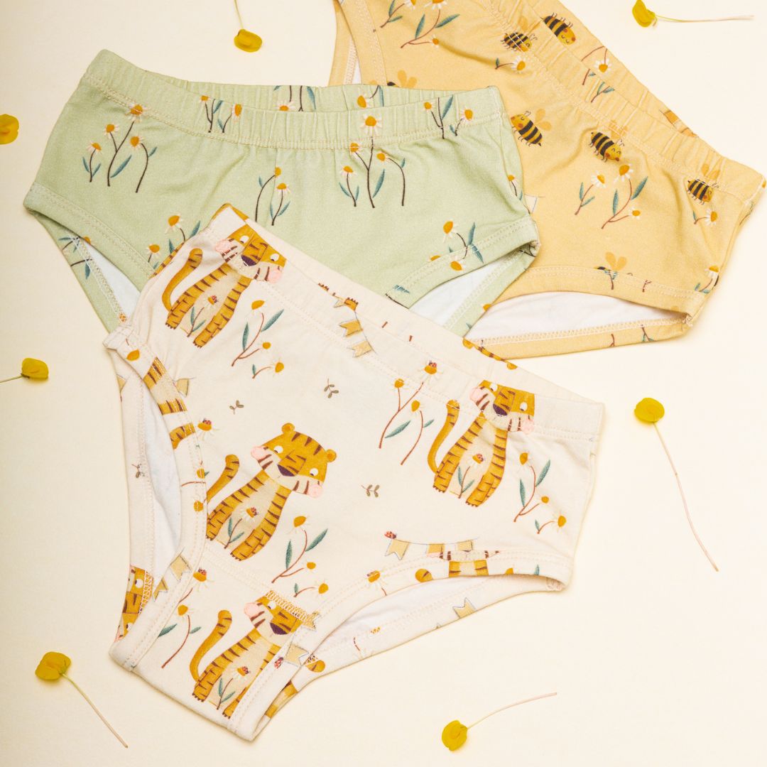 Organic Cotton Girls Undies