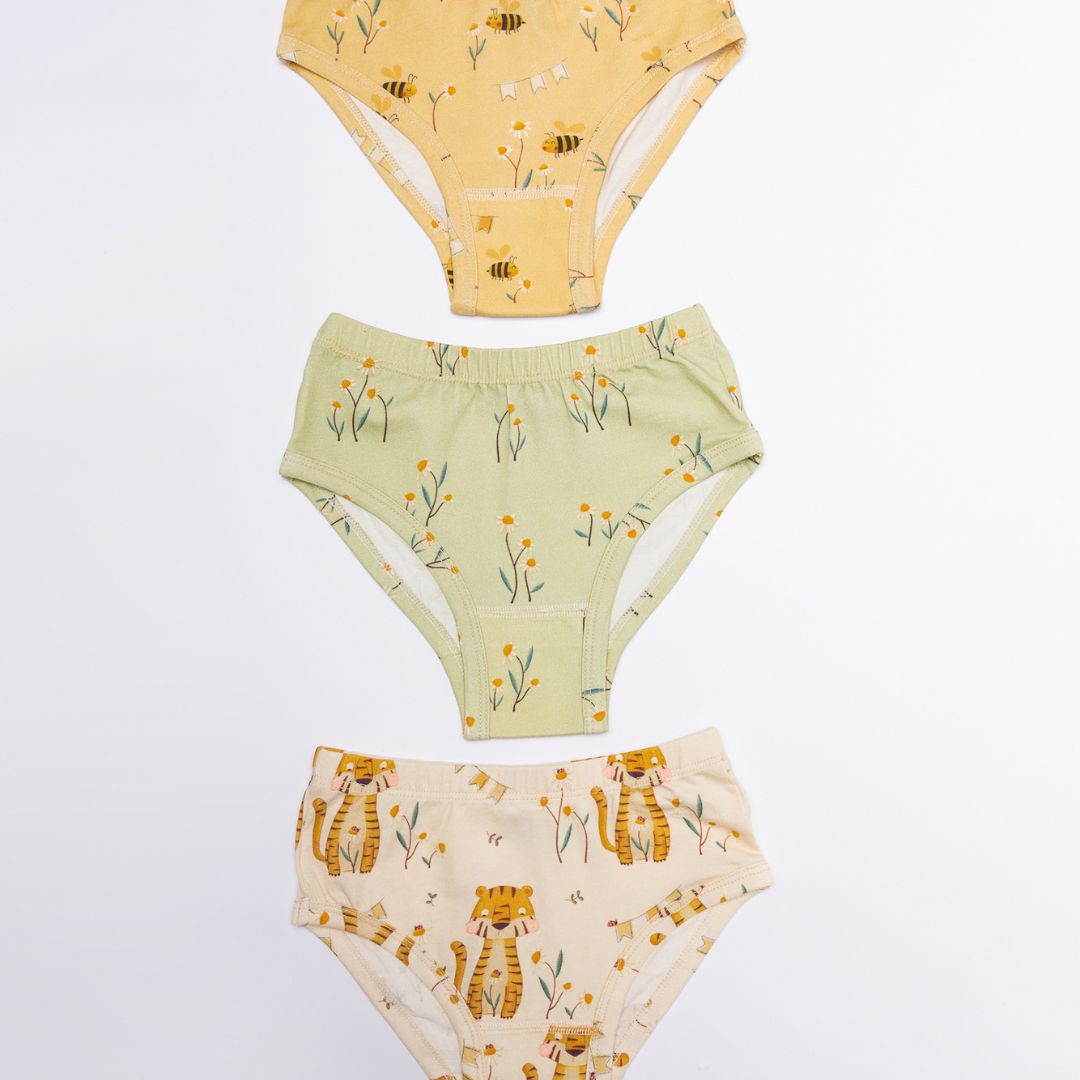 Organic Cotton Girls Undies