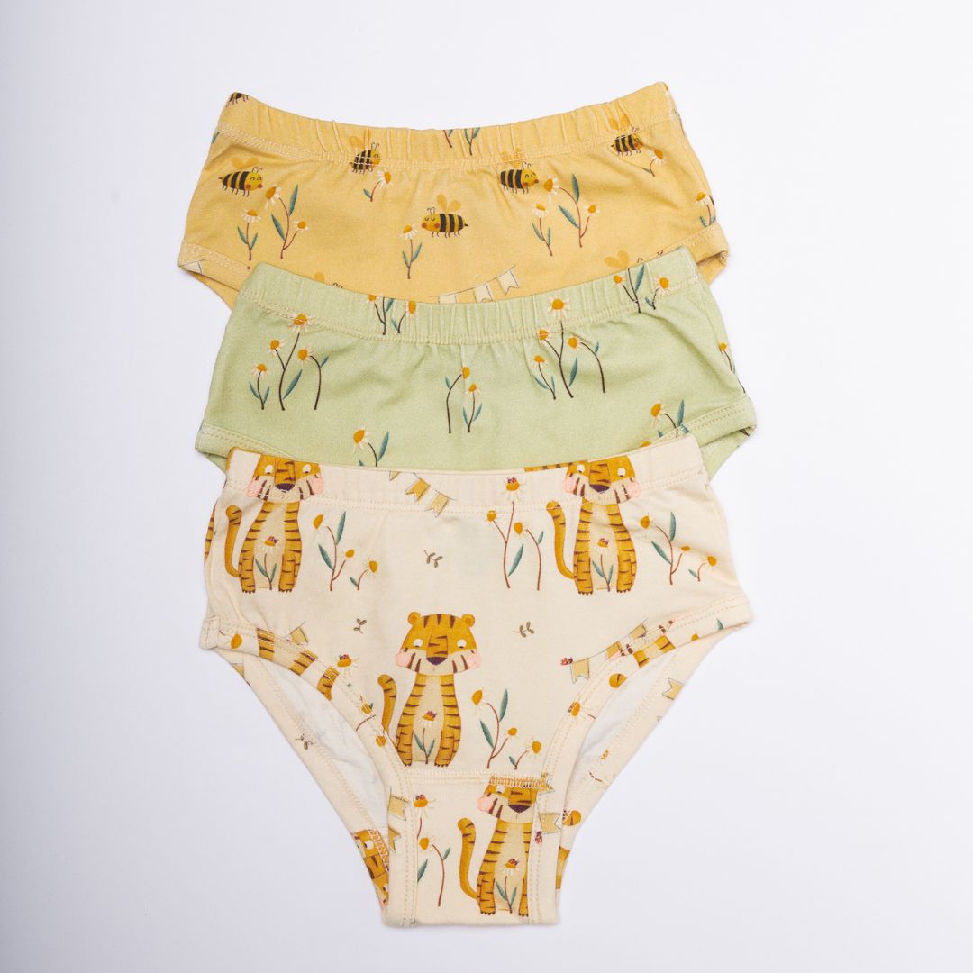 Organic Cotton Girls Undies