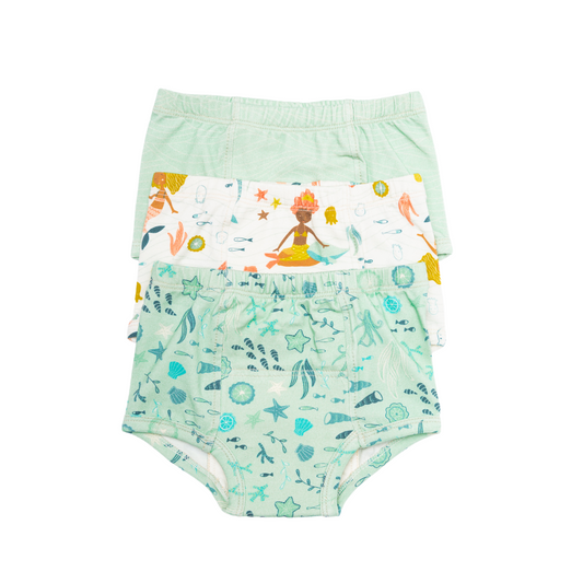 mijaja Toddler Baby Girls' 4 Pack Potty Training Pants 100% Cotton