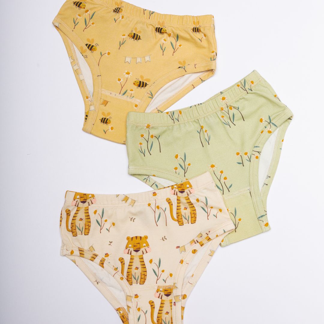 Organic Cotton Girls Undies